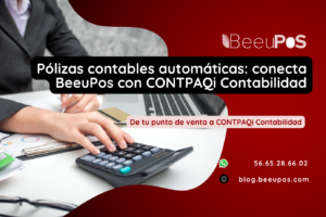 Pólizas contables automáticas de BeeuPos con CONTPAQi Contabilidad