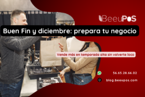 Dueño de tienda entrega bolsas de compra a una clienta en el mostrador.